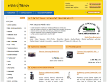 Tablet Screenshot of elektro-tisnov.eberry.cz